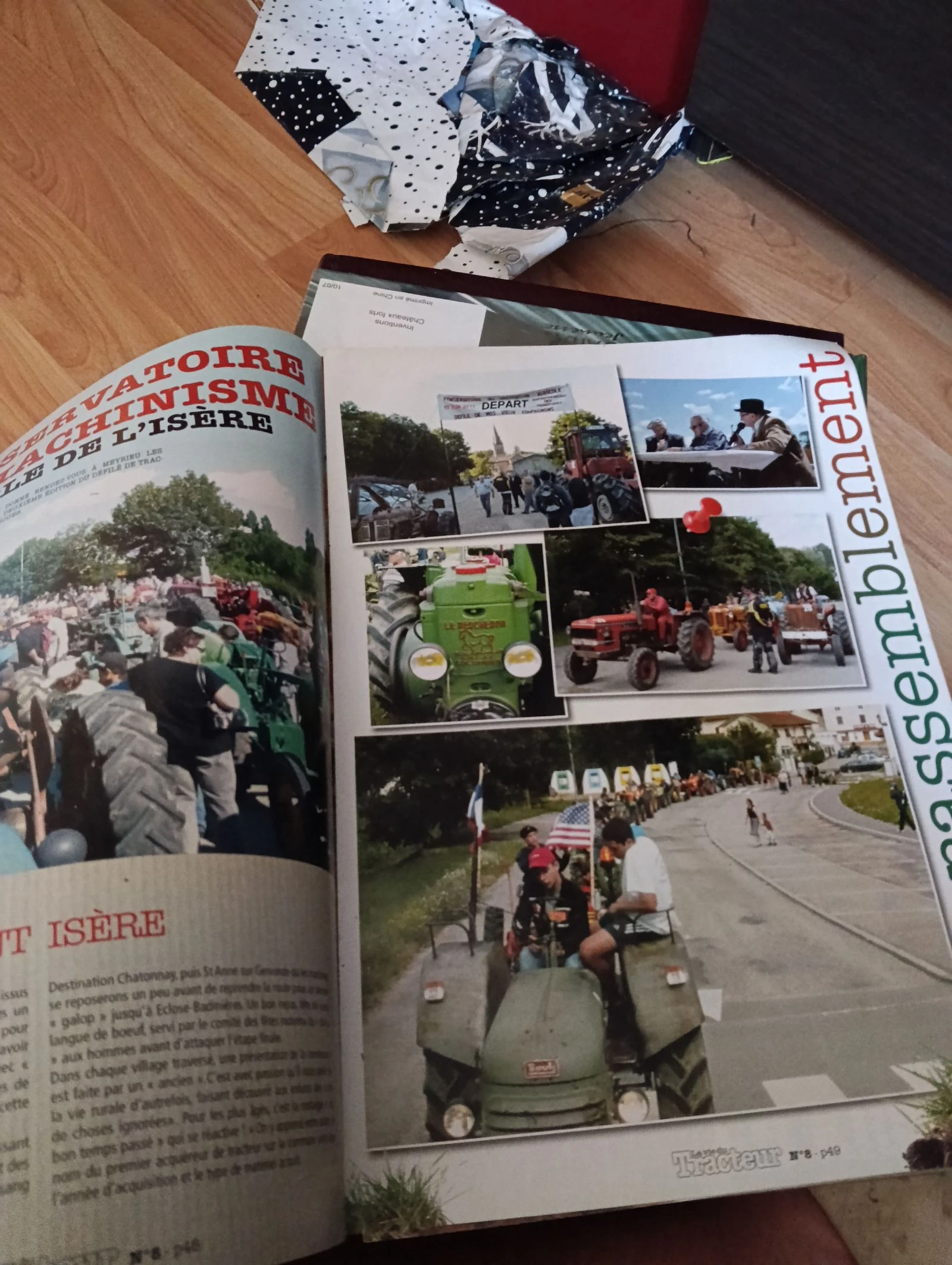 Libro tractora número 8 antiguo – photo 2